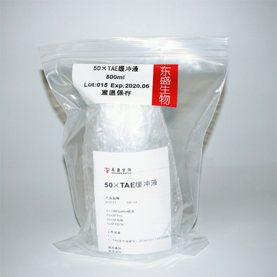 10× ताए बफर जेल इलेक्ट्रोफोरेसिस 500 मिलीलीटर पारदर्शी रंग में प्रयुक्त होता है