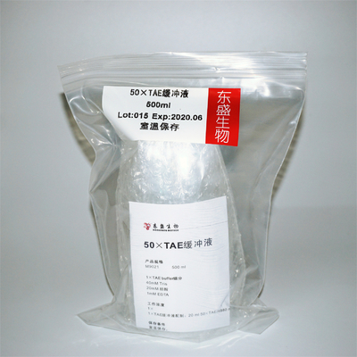 10× ताए बफर जेल इलेक्ट्रोफोरेसिस 500 मिलीलीटर पारदर्शी रंग में प्रयुक्त होता है
